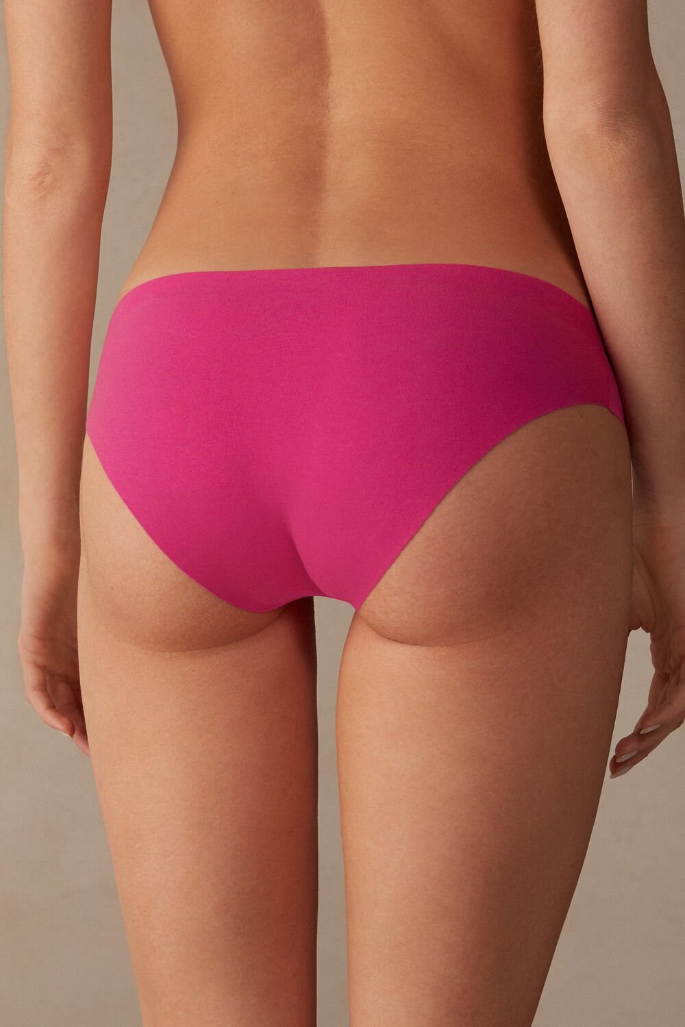 Pink - 206j - Valentine Pink Intimissimi Seamless Supima® Cotton Panties | OSBL-25947