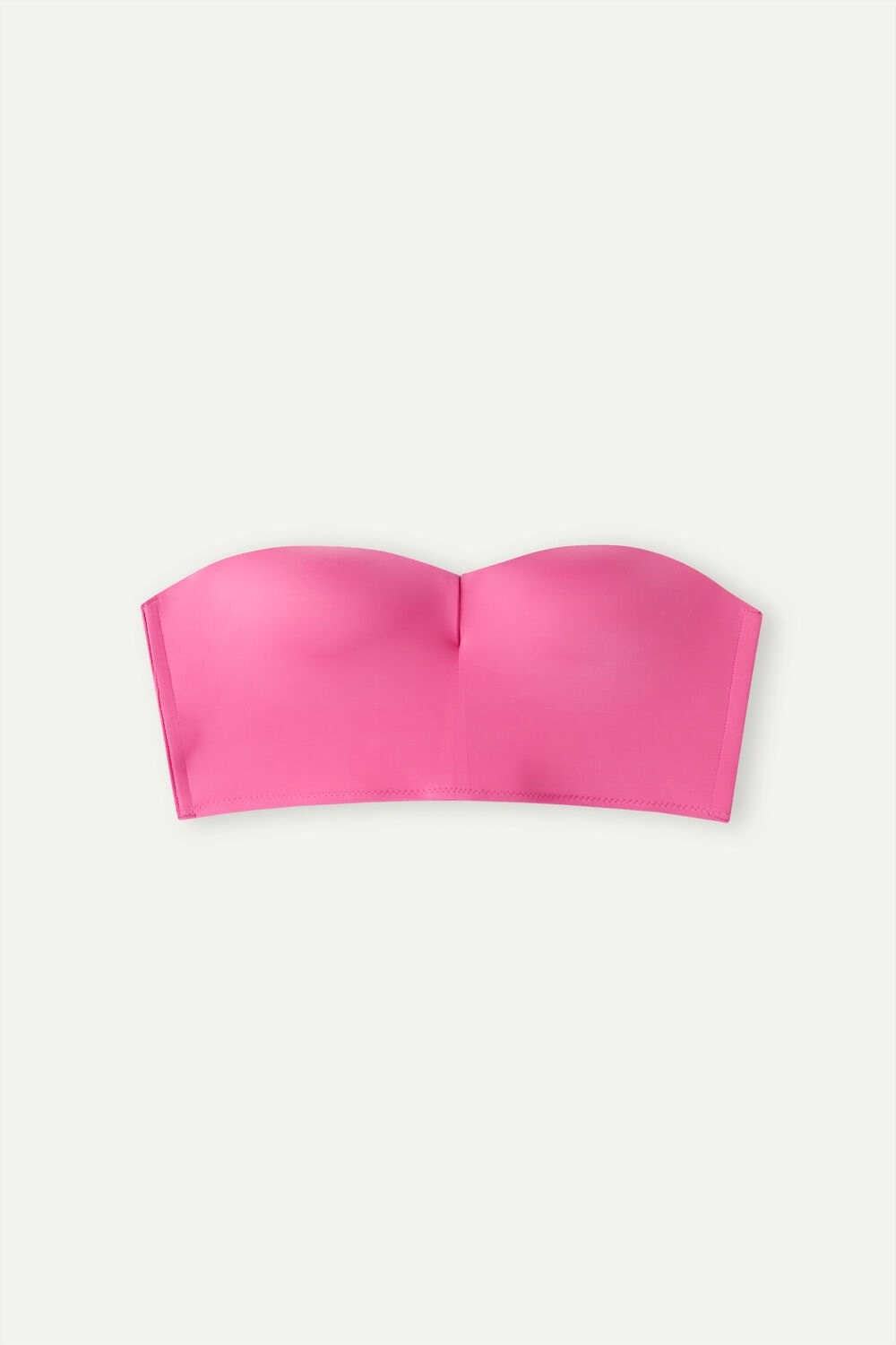 Pink - 206j - Valentine Pink Intimissimi Bustier Bra Top in Ultralight Microfiber | TYEX-14267