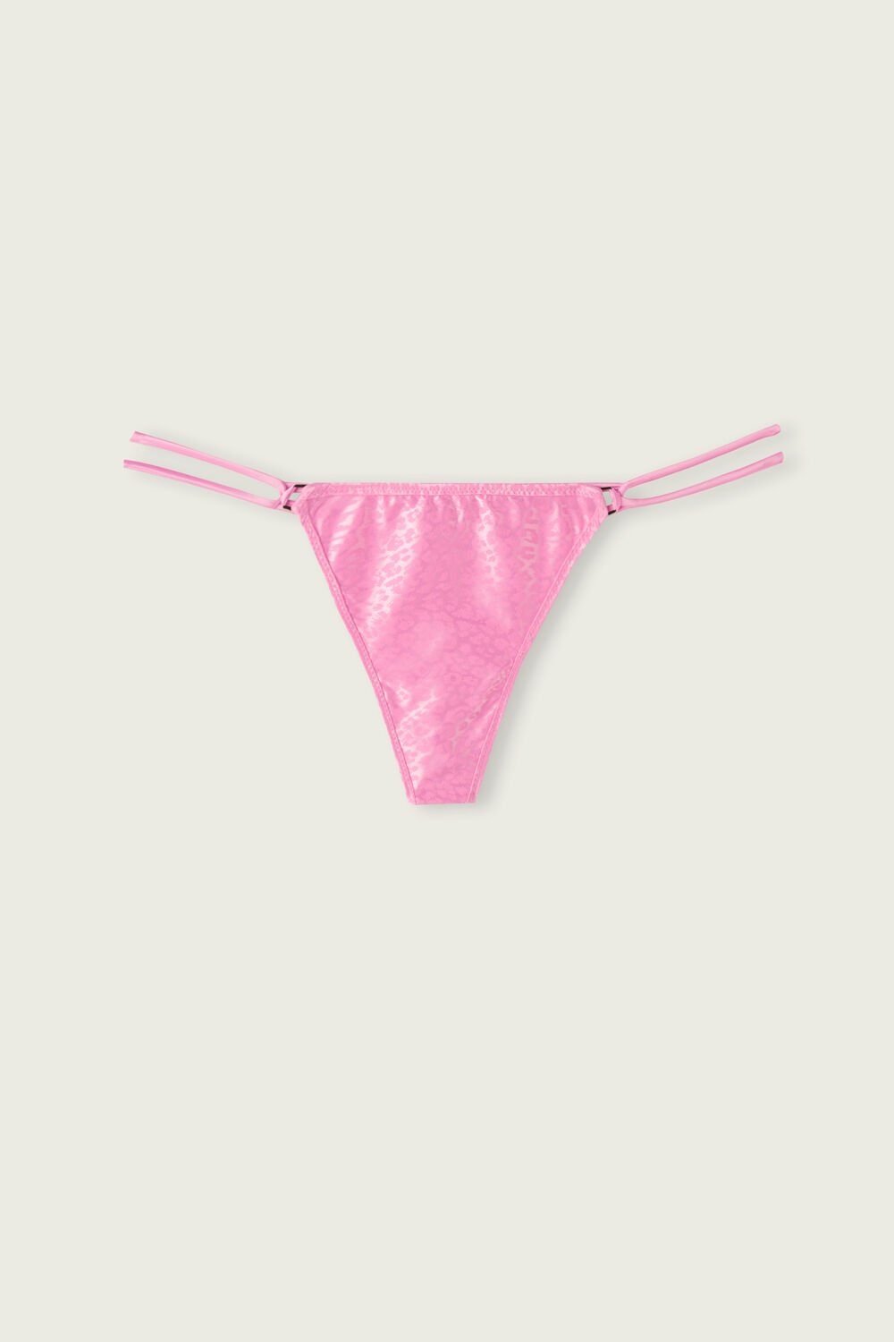 Pink - 207j - Candy Pink Intimissimi Cool Minimal String Thong | CZLF-28946