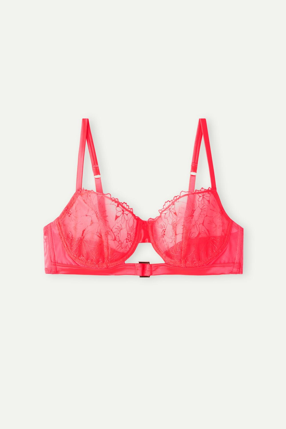 Pink - 209j - Lollipop Pink Intimissimi Pure Joy Daniela Balconette Bra | MDTZ-31294