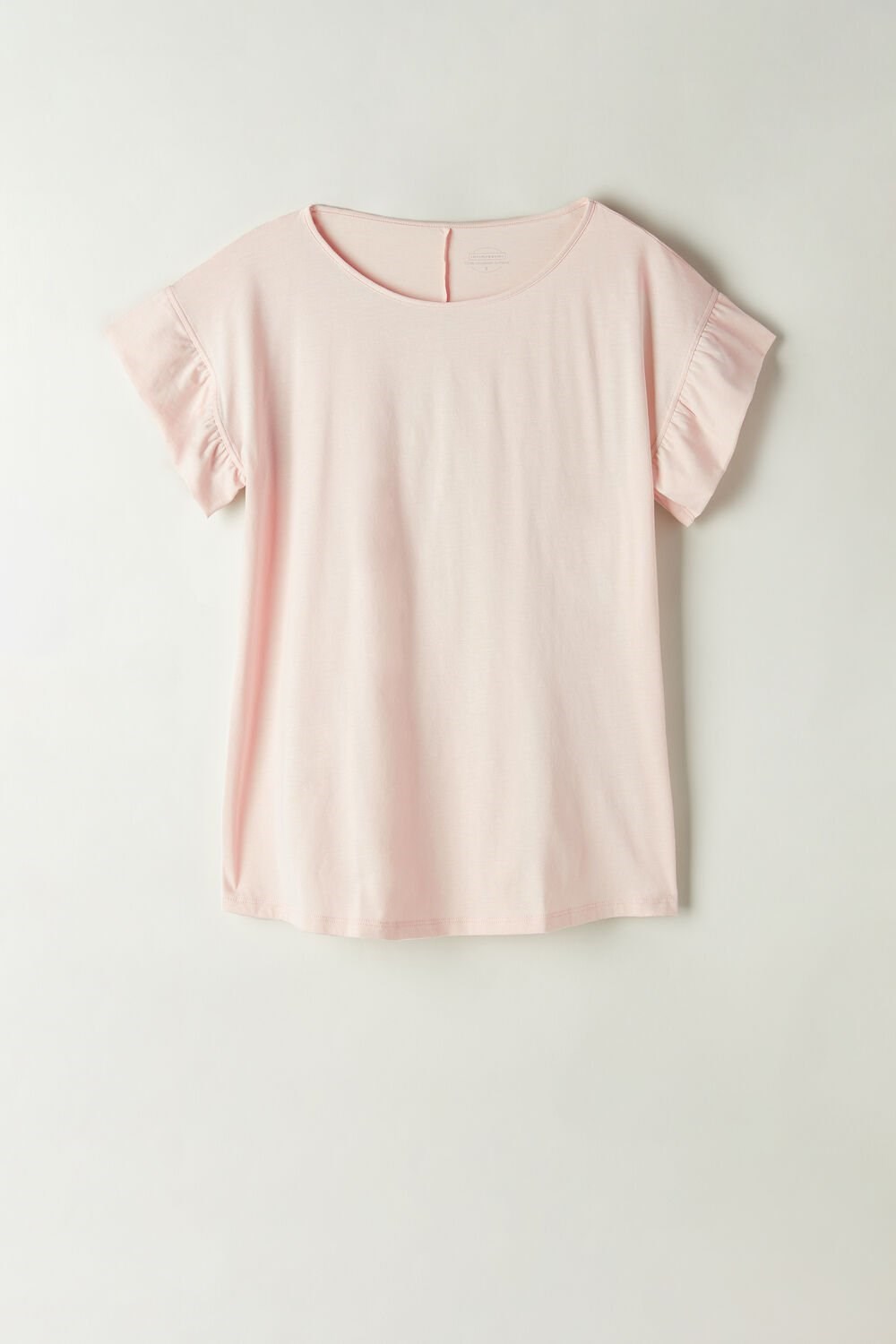 Pink - 873i - Light Pink Intimissimi Marine Holidays Short Sleeve Top in Supima® Ultrafresh Cotton | YHMW-09582