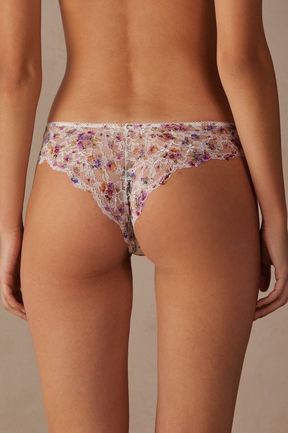 Print - 208j - White Spring Bouquet Print Intimissimi Dreaming of Spring Brazilian | OJPY-80342