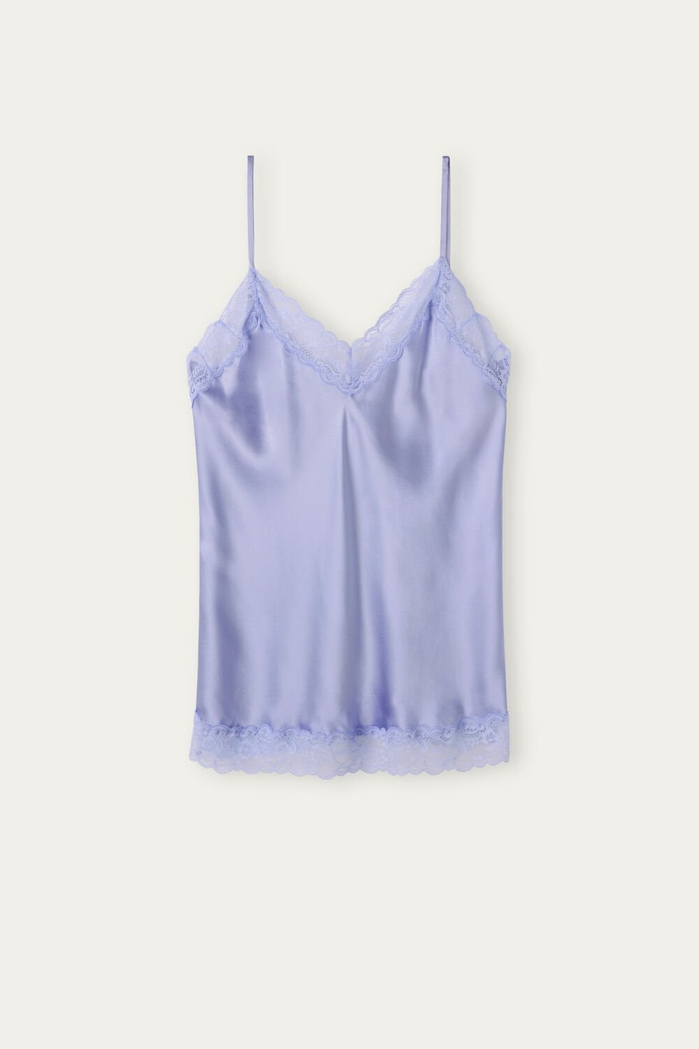 Violet - 212j - Sweet Lavender Intimissimi Lace and Silk Top | FHAG-39764