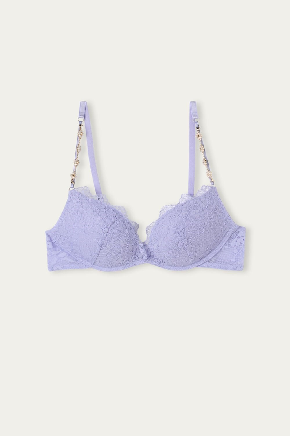 Violet - 212j - Sweet Lavender Intimissimi Cover Me in Daisies Gioia Super Push-up Bra | FUNP-06347