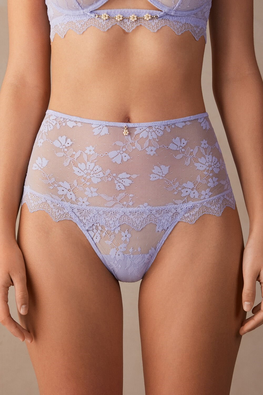 Violet - 212j - Sweet Lavender Intimissimi Cover Me in Daisies Hipster Brazilian | SPRN-90768