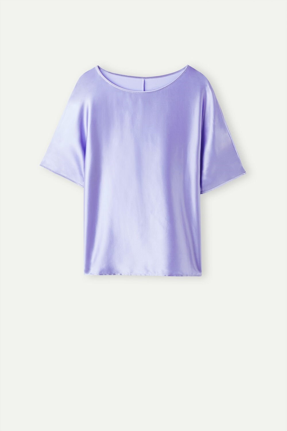 Violet - 212j - Sweet Lavender Intimissimi Short Sleeve Silk and Modal Top | TZBO-68970