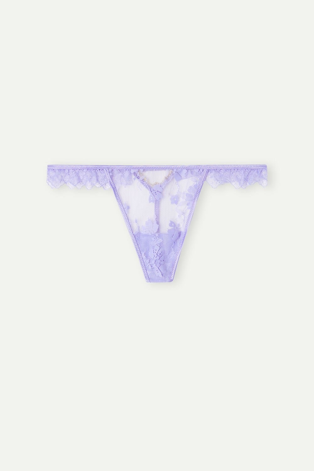 Violet - 212j - Sweet Lavender Intimissimi Cover Me in Daisies String Thong | UZDP-87231