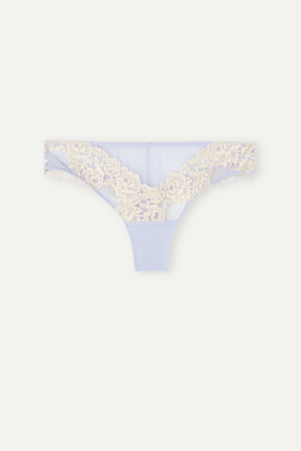 Violet - 214j - Sweet Lavender / Ivory Intimissimi Pretty Flowers Brazilian | XTLK-67593