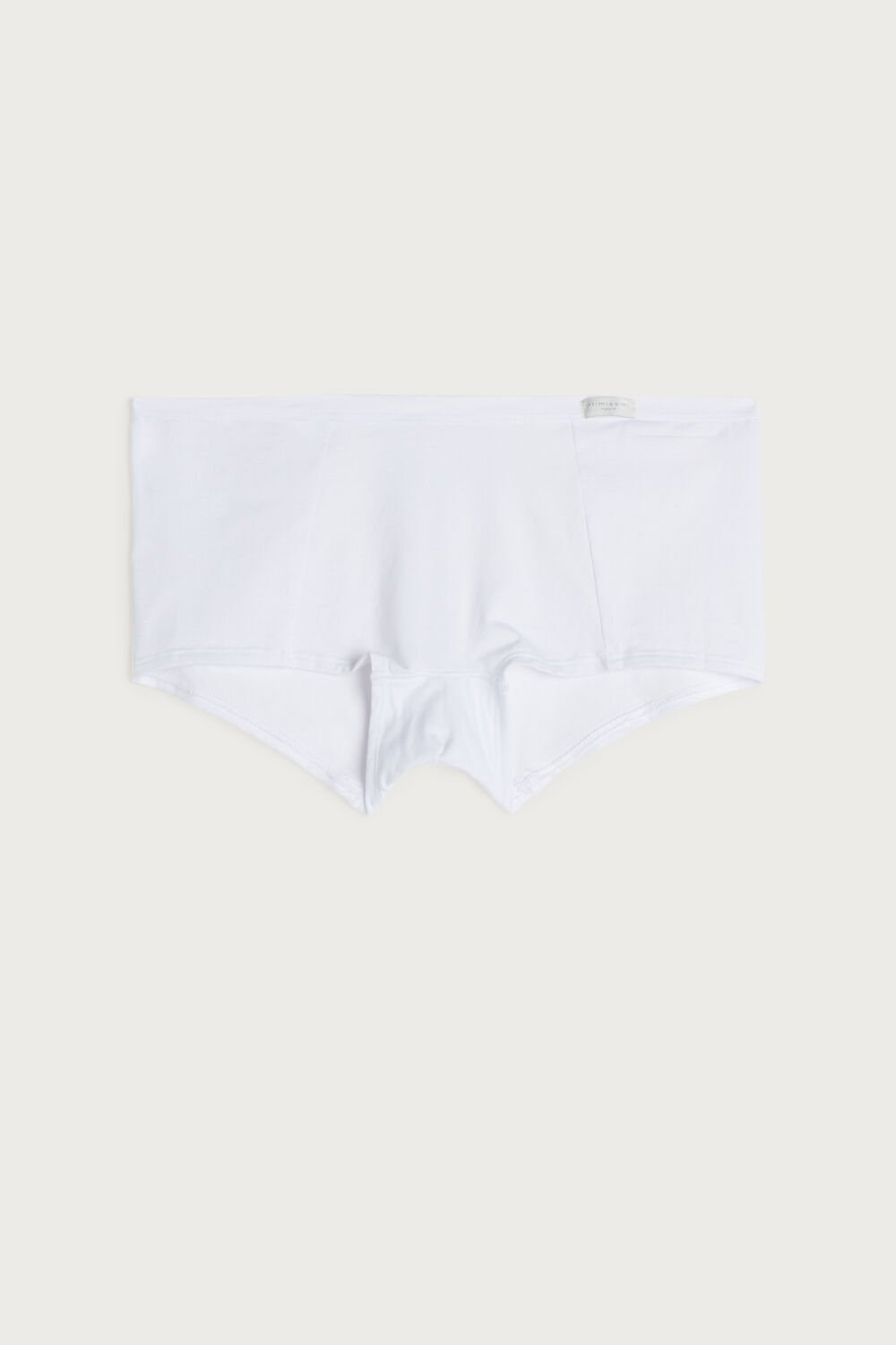 White - 001 - White Intimissimi Cotton Boyshorts | ZIRX-32075