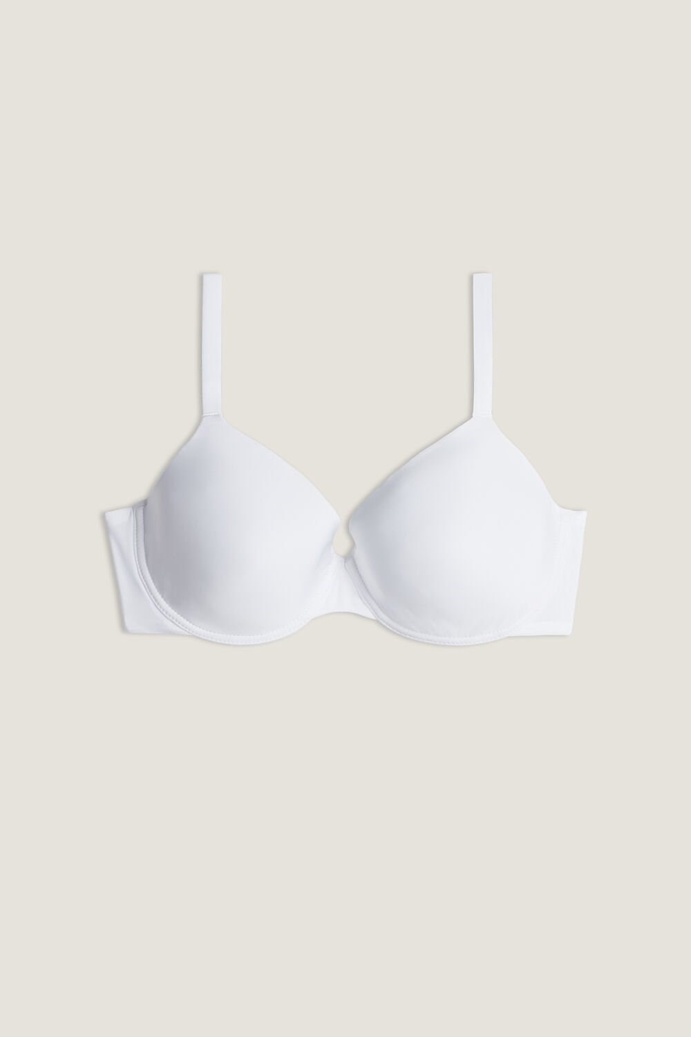 White - 001 - White Intimissimi Francesca Ultralight Microfiber Balconette Bra | YXBM-70513