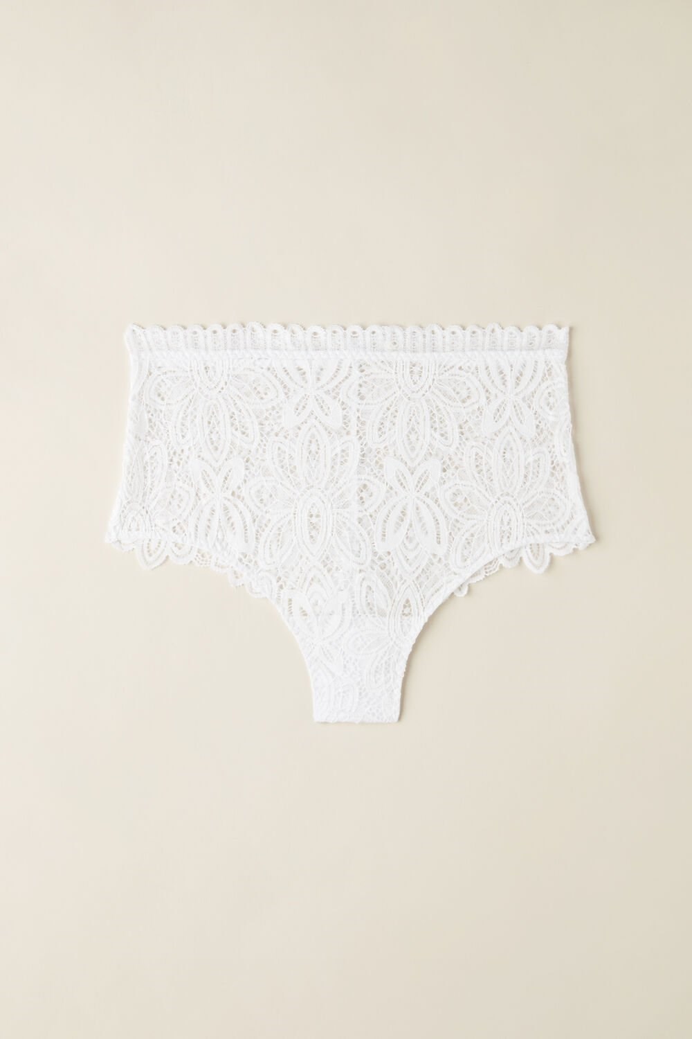 White - 001 - White Intimissimi Hot Summer Days High Rise Hipster Brazilian | KMNS-25401