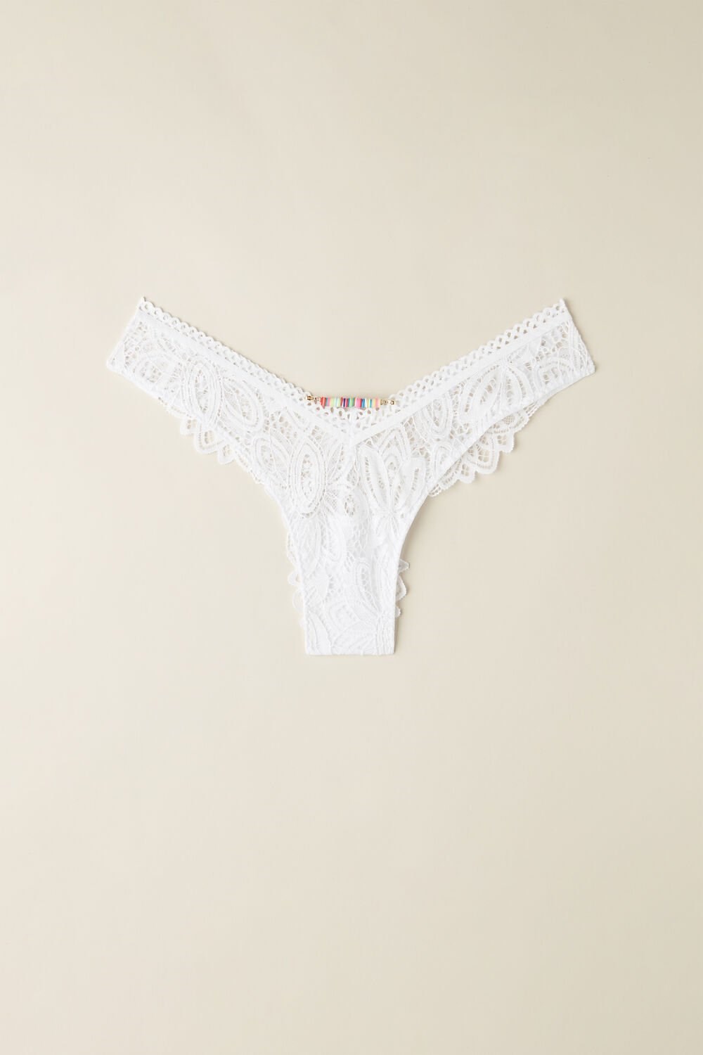 White - 001 - White Intimissimi Hot Summer Days ‘80s Style Brazilian | NULM-80154