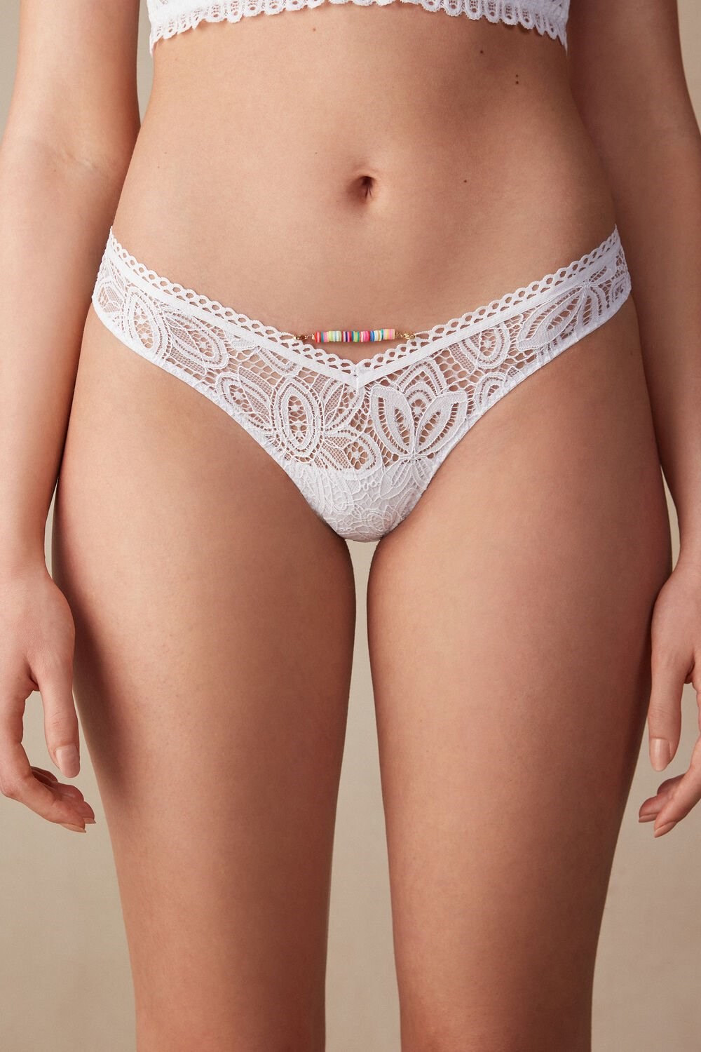 White - 001 - White Intimissimi Hot Summer Days ‘80s Style Brazilian | NULM-80154