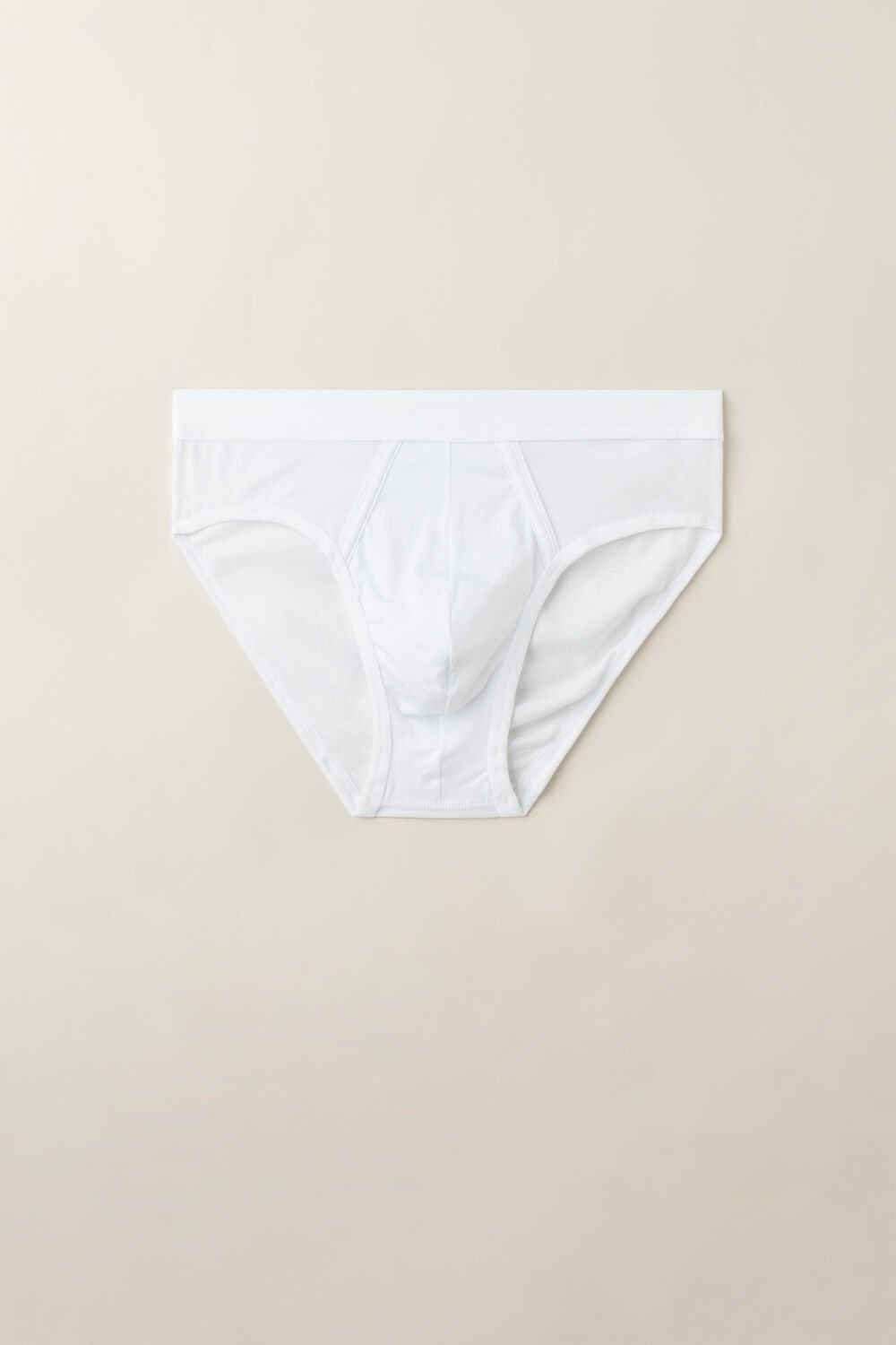 White - 001 - White Intimissimi Natural Fresh Supima® Cotton Briefs | LDVB-26871