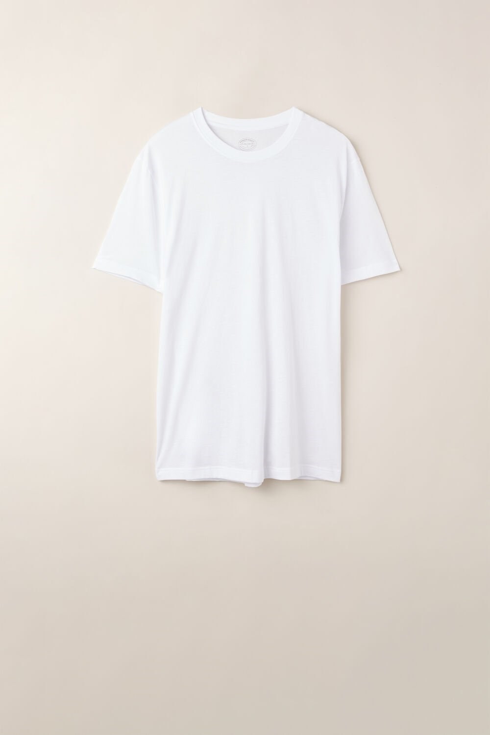 White - 001 - White Intimissimi Regular Fit T-Shirt in Extrafine Supima® Cotton | YKLD-69271