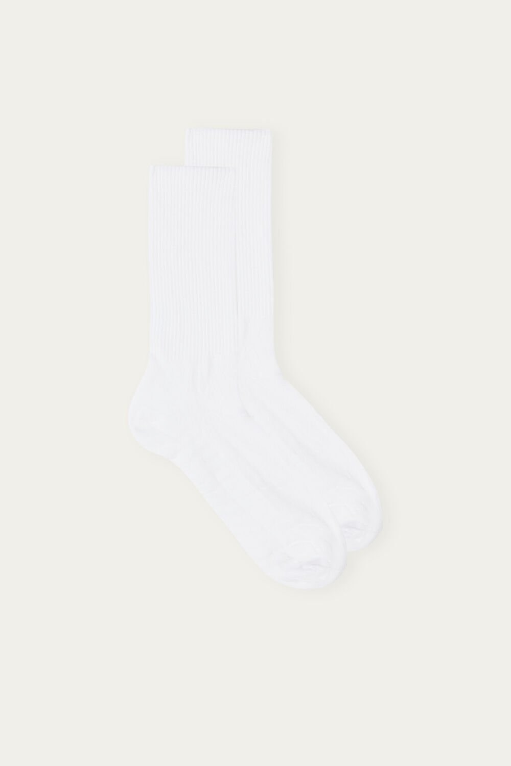 White - 001 - White Intimissimi Short Terrycloth Socks | FPKS-04692