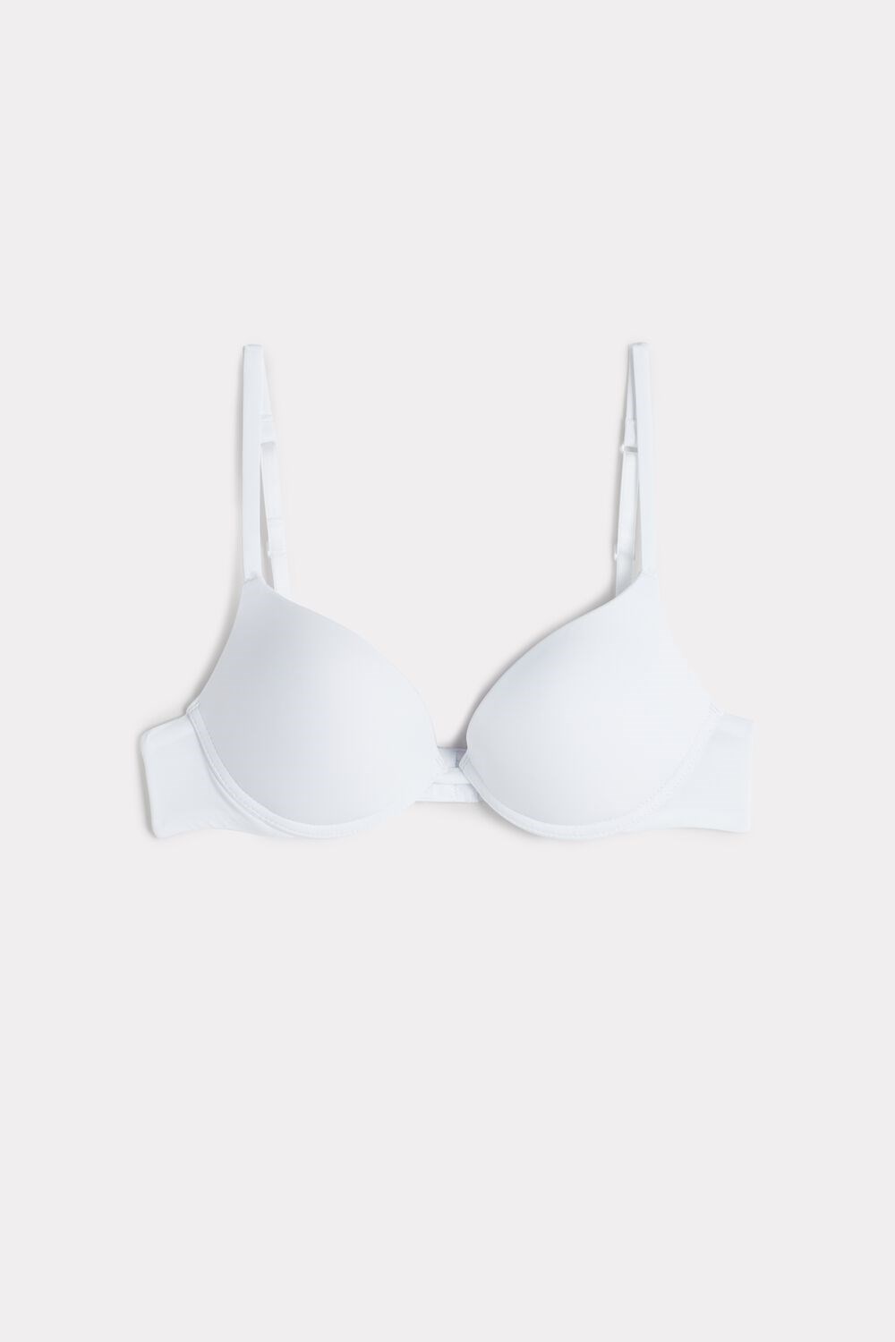 White - 001 - White Intimissimi Simona Microfiber Super Push-Up Bra | SCNW-75630