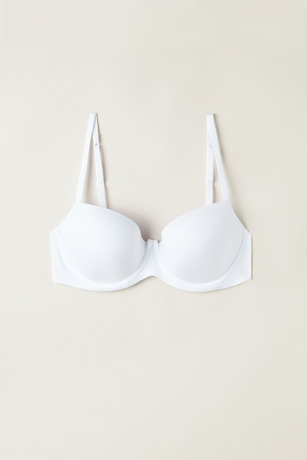 White - 001 - White Intimissimi Sofia Balconette Bra in Ultralight Microfiber | HSXB-23865