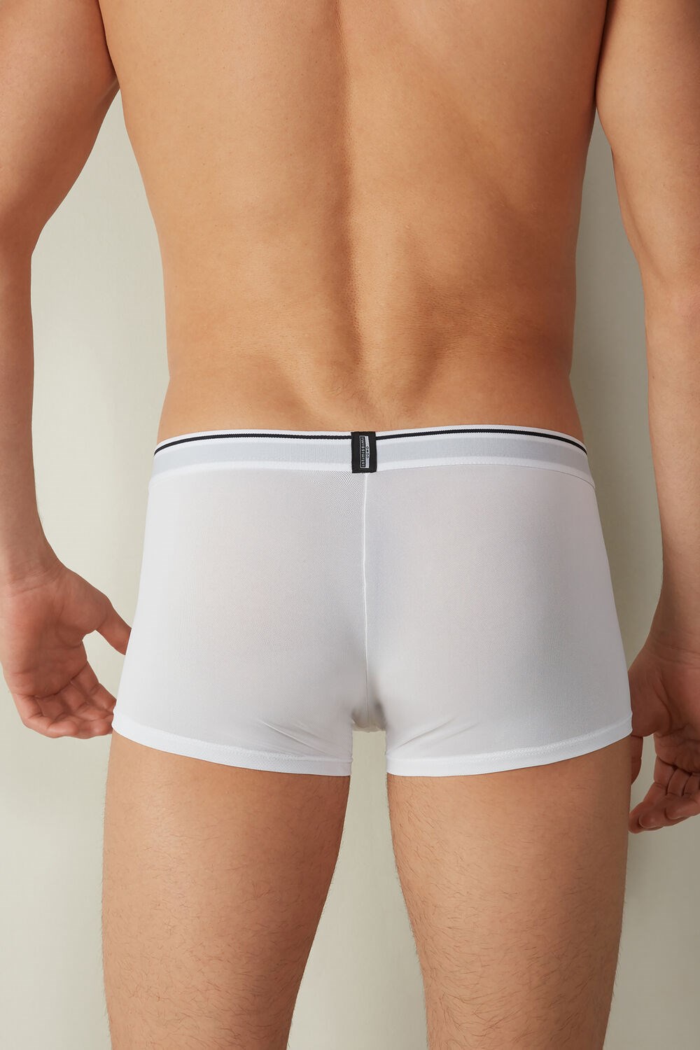 White - 001 - White Intimissimi Super Fresh Micro-mesh Boxers | DBVL-05614