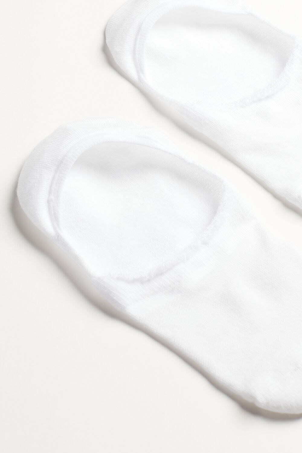 White - 001 - White Intimissimi Terrycloth Shoe Liners | ZQTS-15078