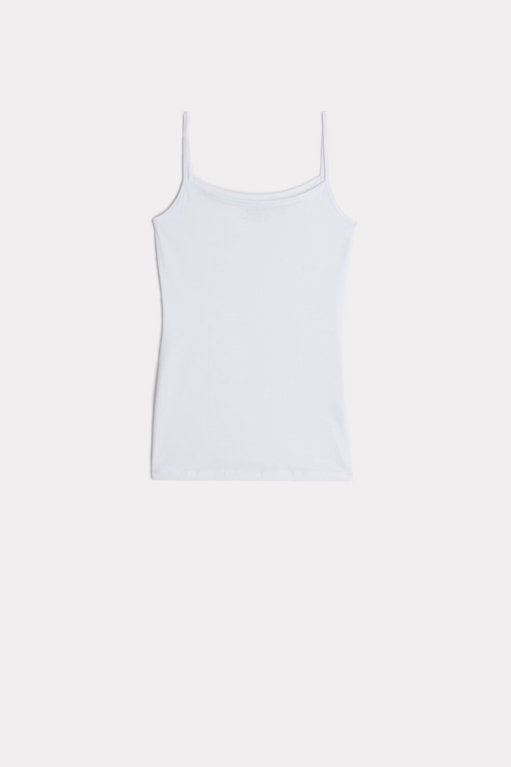 White - 001 - White Intimissimi Ultrafresh Supima® Cotton Vest Top | DBFY-61972