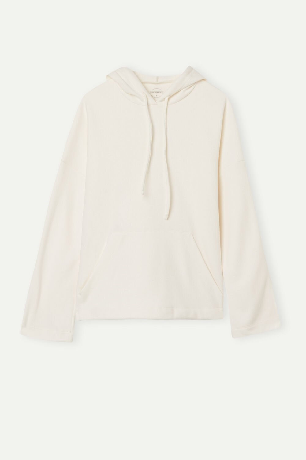 White - 2986 - Cream Intimissimi Warm Cuddles Hooded Top | RVZM-01972