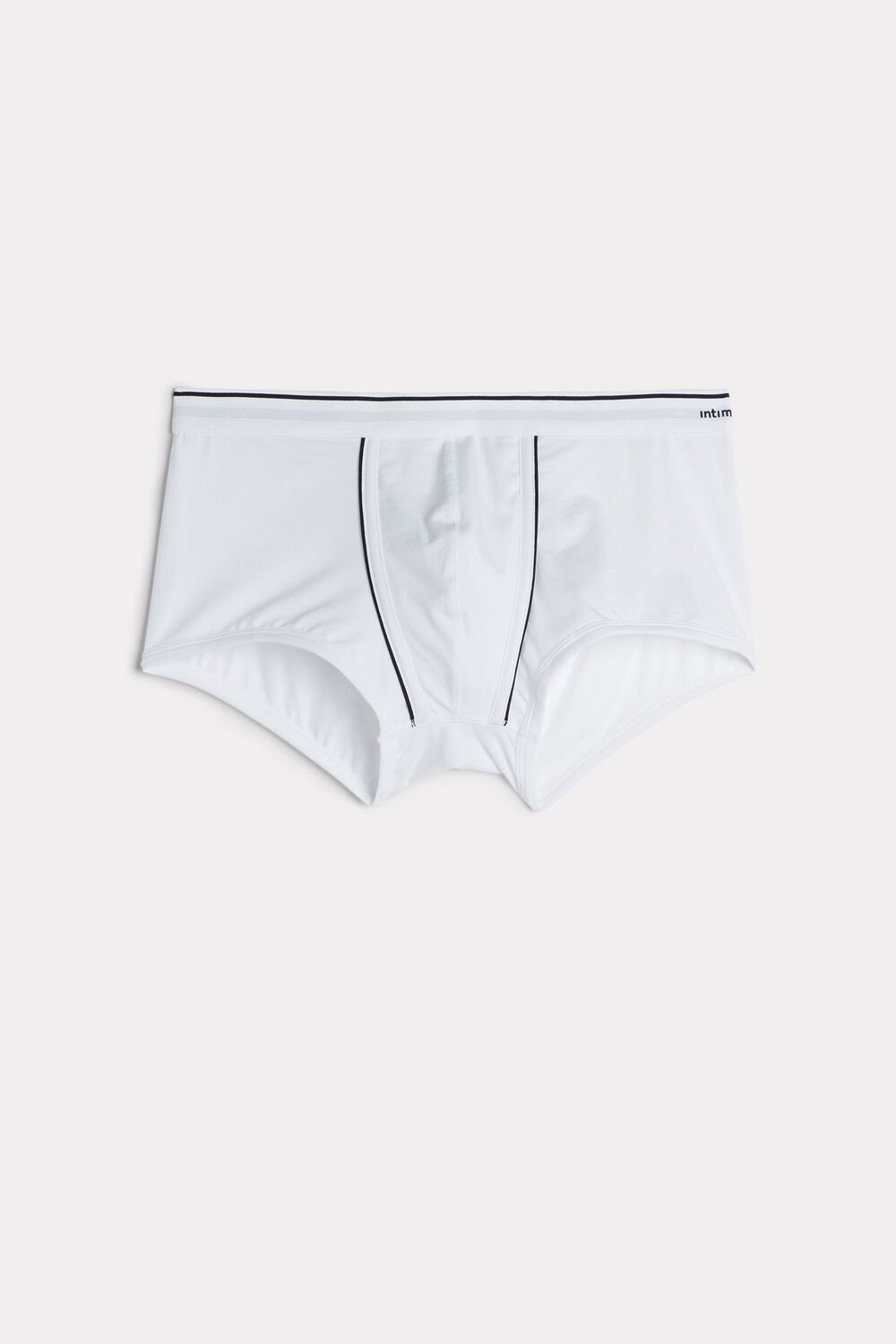 White - 6986 - White / Blue Intimissimi Supima® Cotton Boxers | SFVT-18679